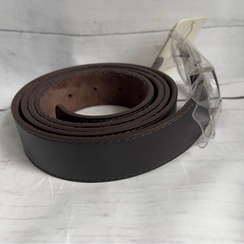 Winn International One Size Fits All Money Pocket Belt - Dark Brown NWT